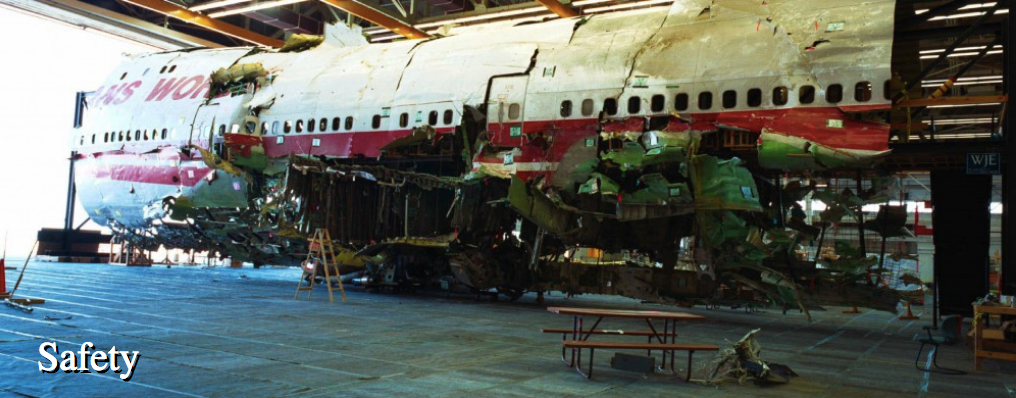 TWA 800 fuselage reconstruction