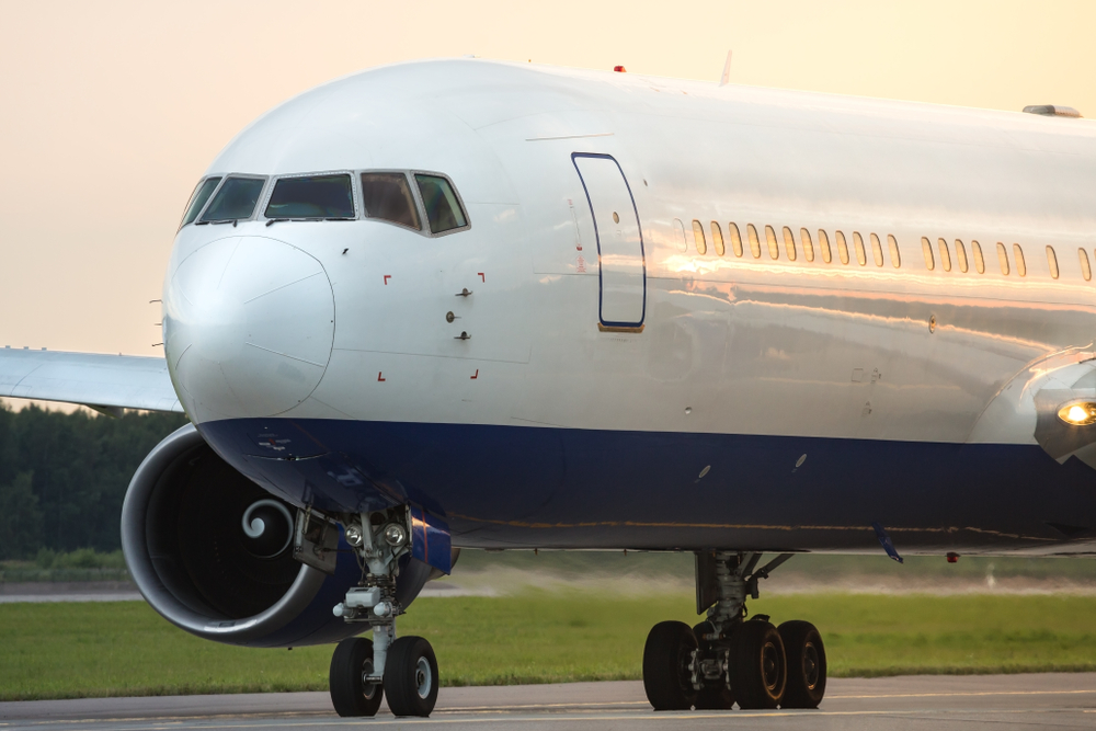 Aircraft during taxi